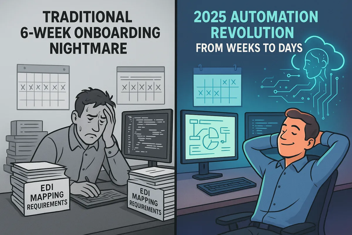 The Complete EDI Partner Onboarding Automation Framework: How to Cut Setup Time from 6 Weeks to 5 Days Using AI-Powered Validation and Pre-Built Templates in 2025