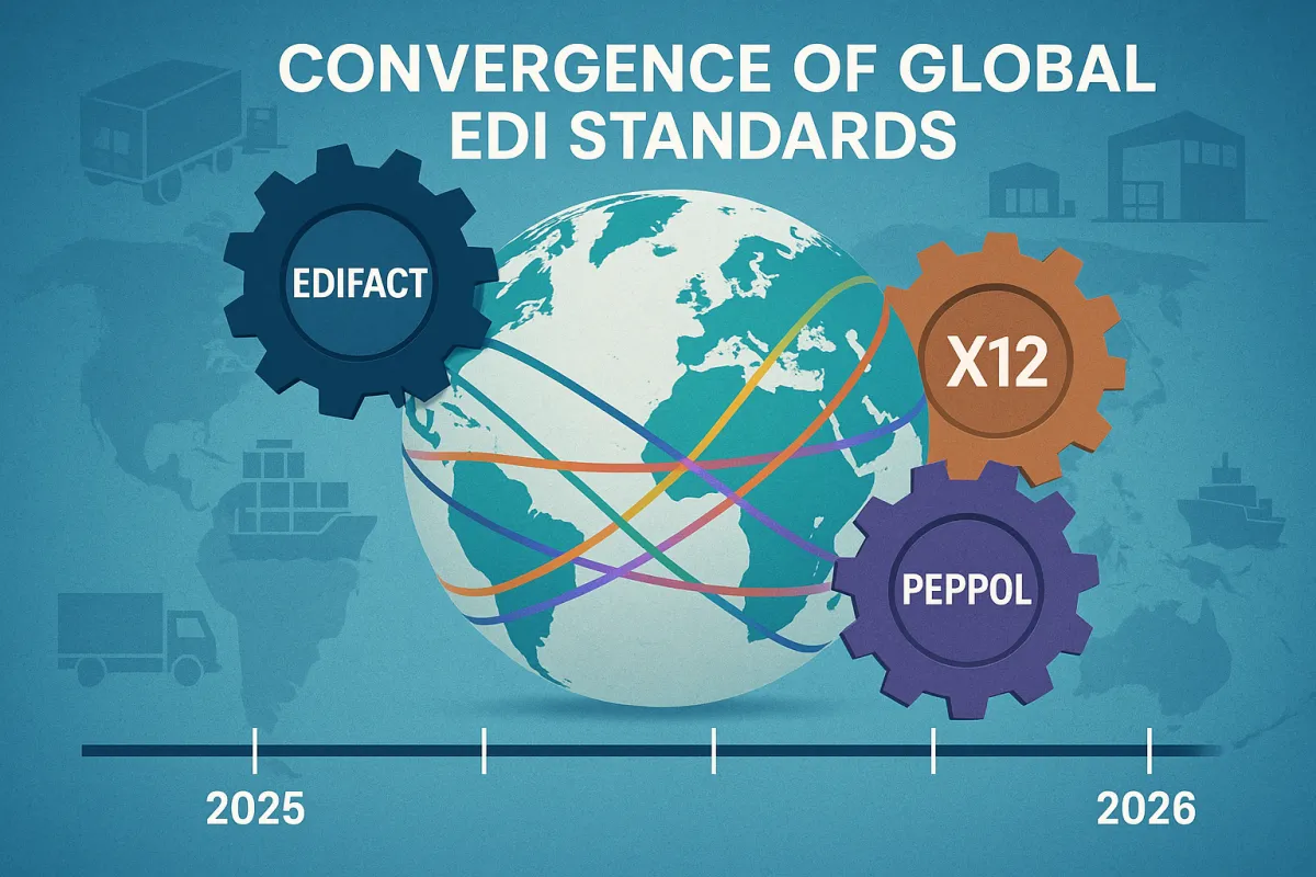 The Global EDI Message Standardization Roadmap: How to Prepare for EDIFACT-X12-PEPPOL Convergence and Ensure Cross-Border Compliance by 2026