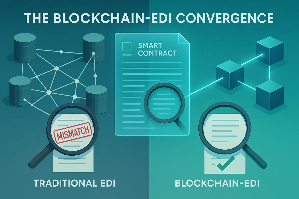 The Blockchain-EDI Convergence Revolution: How Smart Contracts and Immutable Ledgers Are Solving the $2.3 Trillion Supply Chain Trust Crisis in 2025