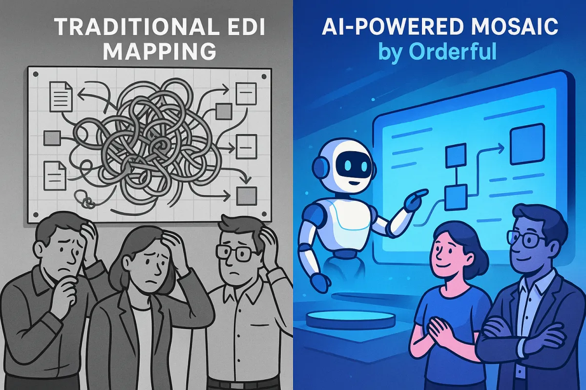 The End of EDI Mapping: How Orderful's AI-Powered Mosaic Is Disrupting Traditional Integration and Accelerating TMS Deployments in 2025
