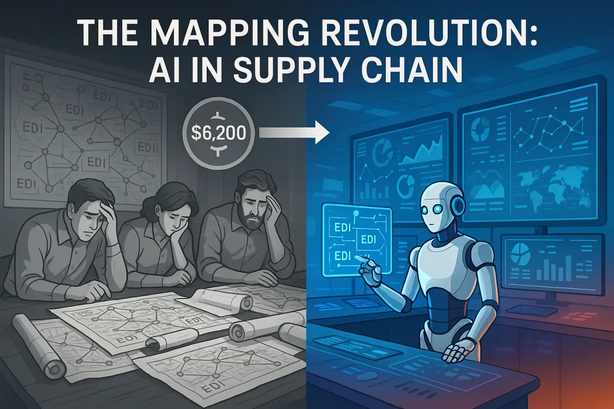 The $62,000 EDI Mapping Automation Revolution: How AI Is Eliminating TMS Integration Bottlenecks and Reshaping Supply Chain Efficiency in 2026