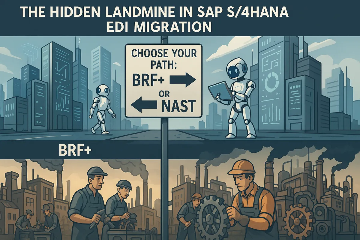 The Hidden SAP S/4HANA EDI Output Crisis: Your Complete BRF+ vs NAST Decision Framework to Prevent Trading Partner Disruptions and EDI Workflow Failures in 2026