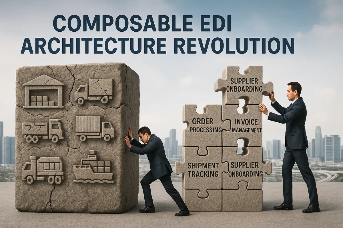 The Composable EDI Architecture Revolution: How to Escape Monolithic Integration Systems Using Packaged Business Capabilities and Build Future-Proof Supply Chain Data Exchange in 2026