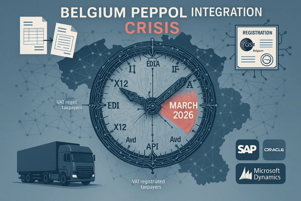 The Belgium PEPPOL Integration Crisis: How to Connect TMS and EDI Systems to Meet March 2026 Compliance Deadlines Without Breaking Trading Partner Networks