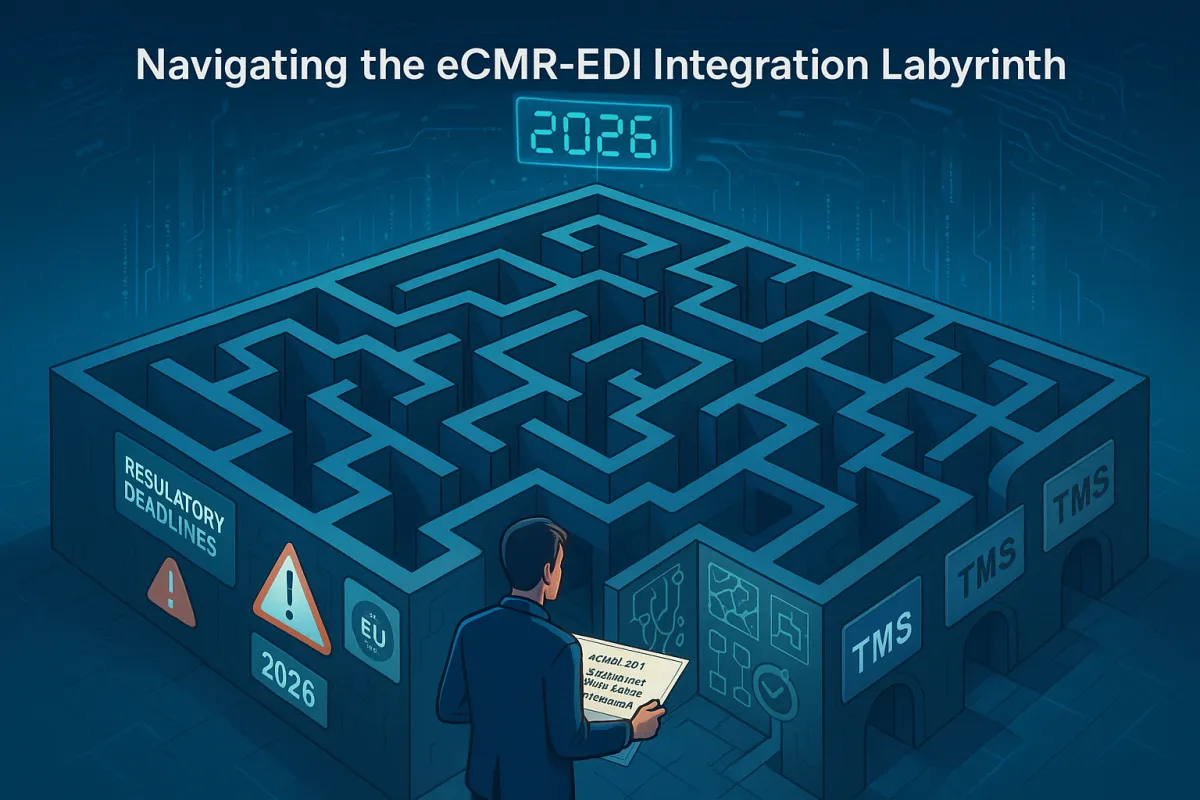 The eCMR-EDI Integration Compliance Framework: How to Build Future-Proof Electronic Consignment Note Systems That Meet 2026 eFTI Requirements Without Breaking TMS Operations