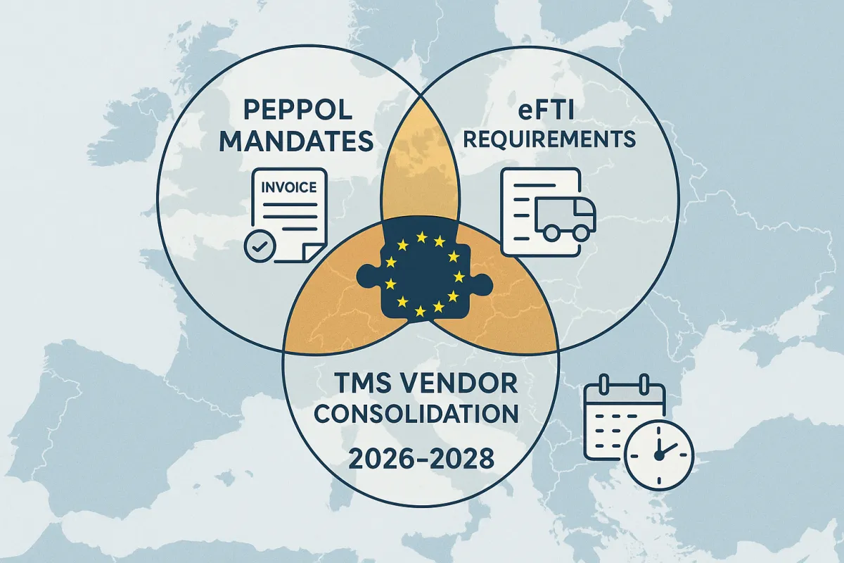 The European EDI Compliance Convergence Strategy: How to Navigate PEPPOL Mandates, eFTI Requirements, and TMS Vendor Consolidation in One Unified Procurement Framework Before the Critical 2026 Window Closes