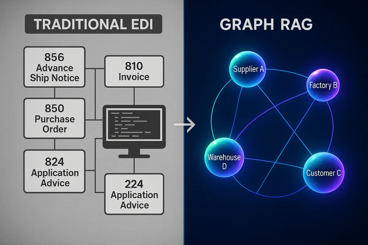 The Graph RAG EDI Revolution: How to Transform Transaction Data Into Intelligent Supply Chain Networks That Enable Relationship-Aware AI Decision-Making Across Trading Partner Ecosystems in 2026