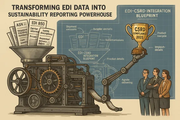 The EDI-CSRD Integration Blueprint: How to Transform Your Existing Supply Chain Data Exchange Into a Sustainability Reporting Powerhouse for 2025 Compliance