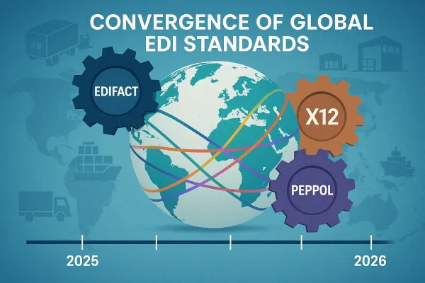 The Global EDI Message Standardization Roadmap: How to Prepare for EDIFACT-X12-PEPPOL Convergence and Ensure Cross-Border Compliance by 2026