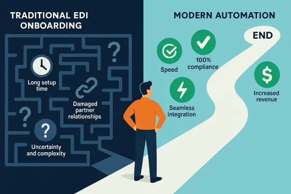 The $500K EDI Trading Partner Onboarding Tax: How Supply Chain Leaders Are Cutting Setup Time from 30 Days to 5 Days While Eliminating Revenue Loss in 2025