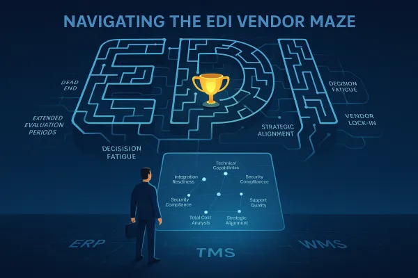 The Complete EDI Vendor Evaluation Framework: How to Eliminate the 73% Implementation Failure Rate and Select the Right Integration Partner for Your TMS in 2026