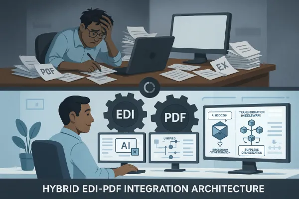 The Hybrid EDI-PDF Integration Architecture Guide: How to Automate Mixed-Format Order Processing and Bridge Non-EDI Trading Partners Without Breaking Supply Chain Performance in 2026