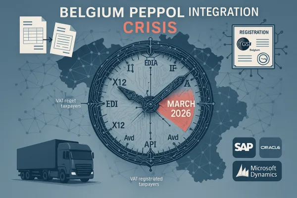 The Belgium PEPPOL Integration Crisis: How to Connect TMS and EDI Systems to Meet March 2026 Compliance Deadlines Without Breaking Trading Partner Networks